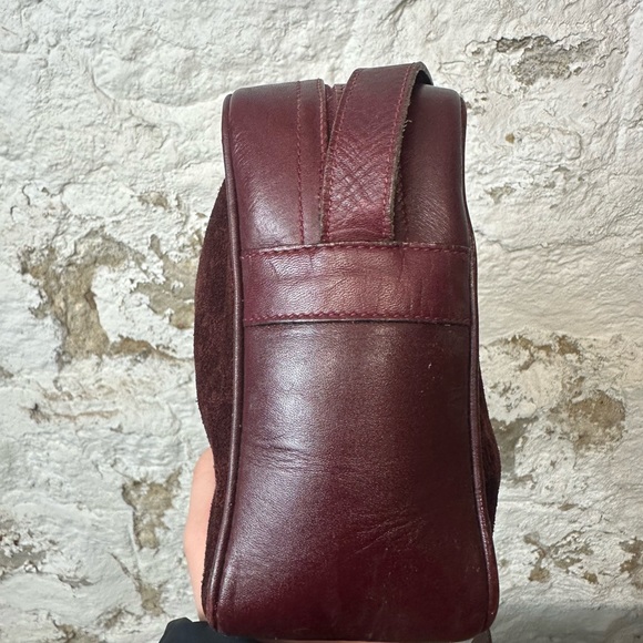 Vintage Celine Suede Monogram Crossbody Bag - Picture 4 of 9